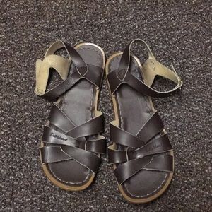 Brown saltwater sandals